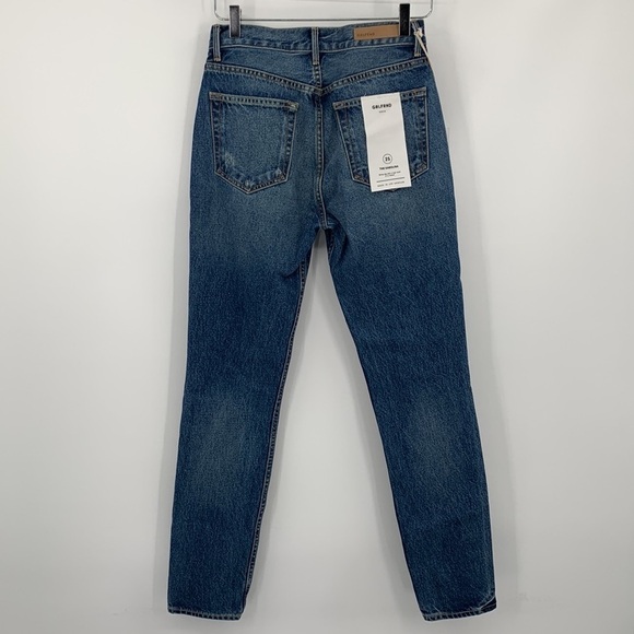 GRLFRND Karolina skinny high-rise jeans distressed denim new 25 - Picture 6 of 8